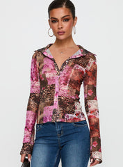 Maribou Long Sleeve Top Multi