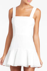 Annalise Mini Dress in Gingham Organza