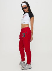 BU Sweatpants Red