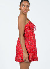 Empress Of Love Mini Dress Red