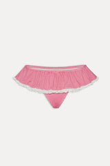 Mercer Swim Skirt - Ladybug Gingham