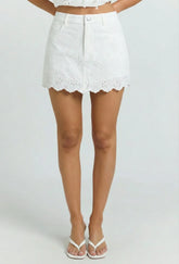 Atelier Eyelet Mini Skirt
