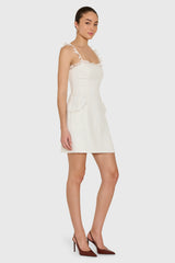 Andreina Dress in Camellia Tweed