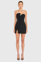 Strapless Puzzle Mini Dress