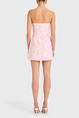 Fae Dress in Toile Brocade