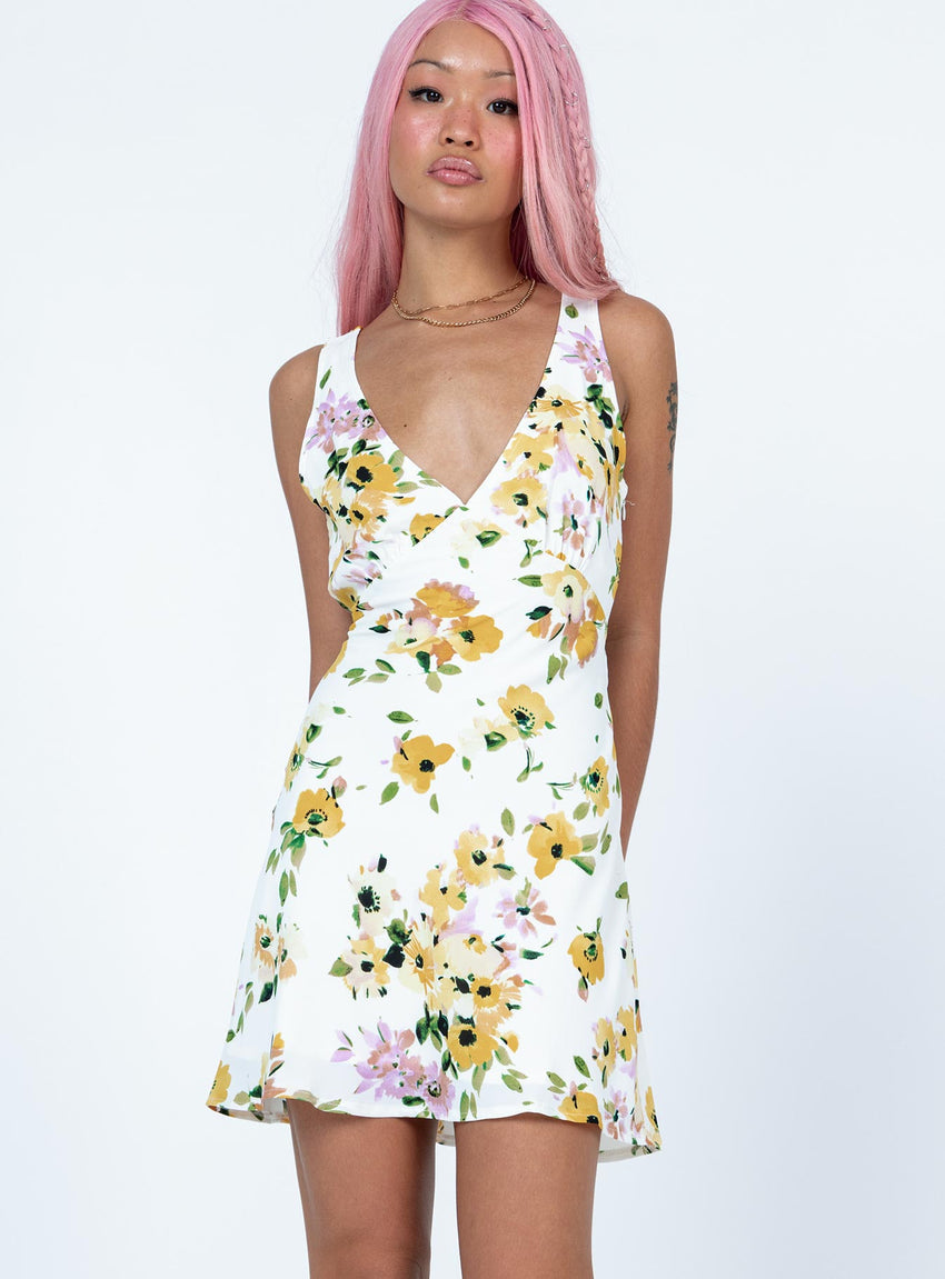 Nellie Mini Dress Multi Floral