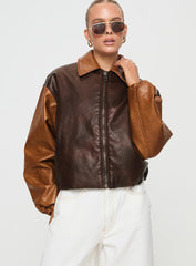 Nirvana Bomber Jacket Chocolate