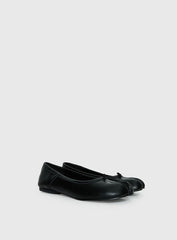 Therapy Harajuku Split Toe Ballet Flats Black