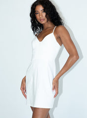 Novella Mini Dress White