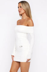 Show Me How Mini Dress Off White