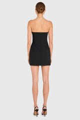 Strapless Puzzle Mini Dress