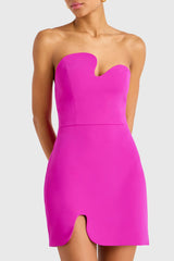 Strapless Puzzle Mini Dress