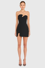 Strapless Puzzle Mini Dress
